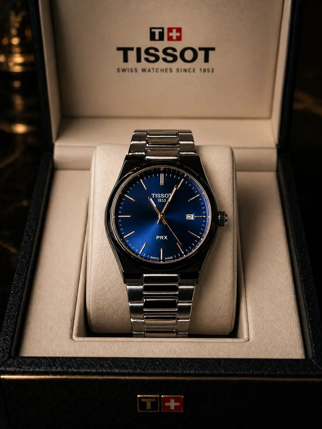 TISSOT PRX Premium Stainless Steel Luxury Timepiece for Men — Designed for Confidence, Power and Elegance Roman Essentials