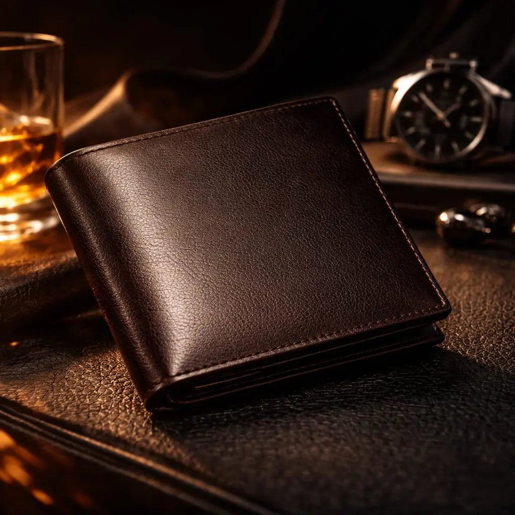 Italian Design Handmade Pure Leather Wallet for Men`s-Boys Roman Essentials