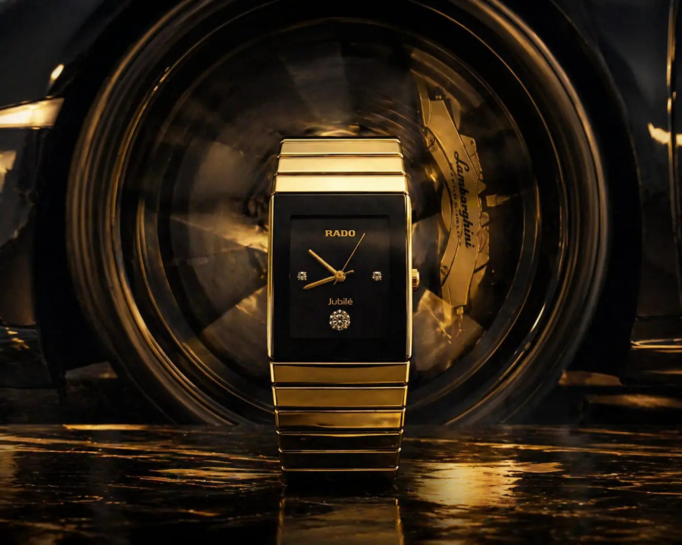 IRADO Gold Bracelet Watch — Premium Stainless Steel Gold Finish, Sleek Integrated Bracelet Design Roman Essentials